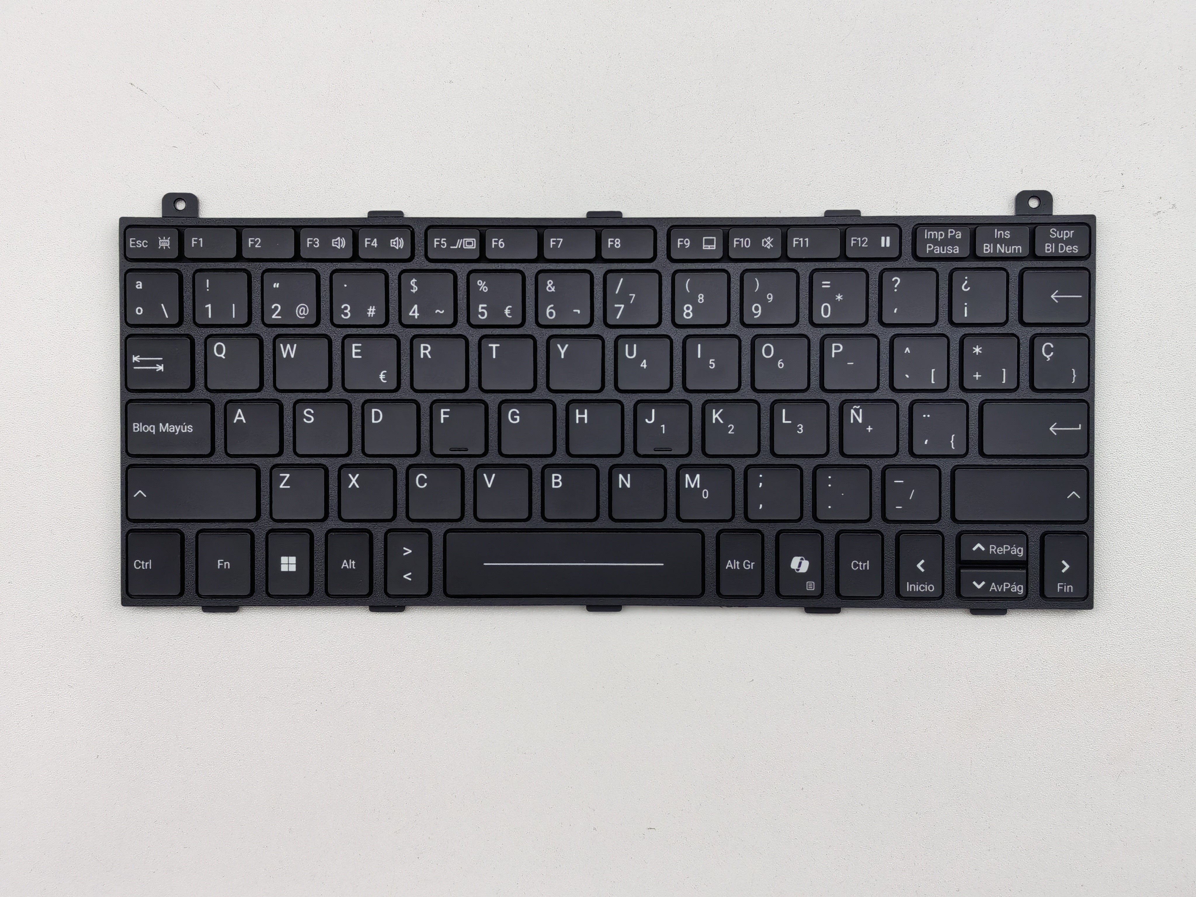 Picture of New Replacement Laptop Keyboard For N/A Getac S510 G1 15.6 AI key small enter BLACK FRAME BLACK Backlit SP Layout